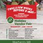 Upcoming Event: 2nd Annual Holiday Vendor Fair – 12/10
